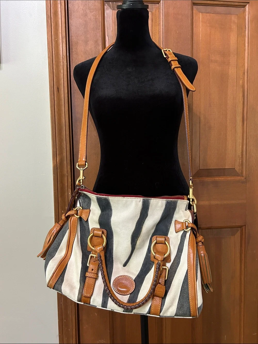 Dooney and  Bourke Zebra Satchel